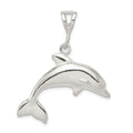 Sterling Silver Polished Dolphin Pendant, 40.2 x 33.08 mm