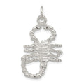 Sterling Silver Polished Scorpion Pendant, 31 x 17.5 mm