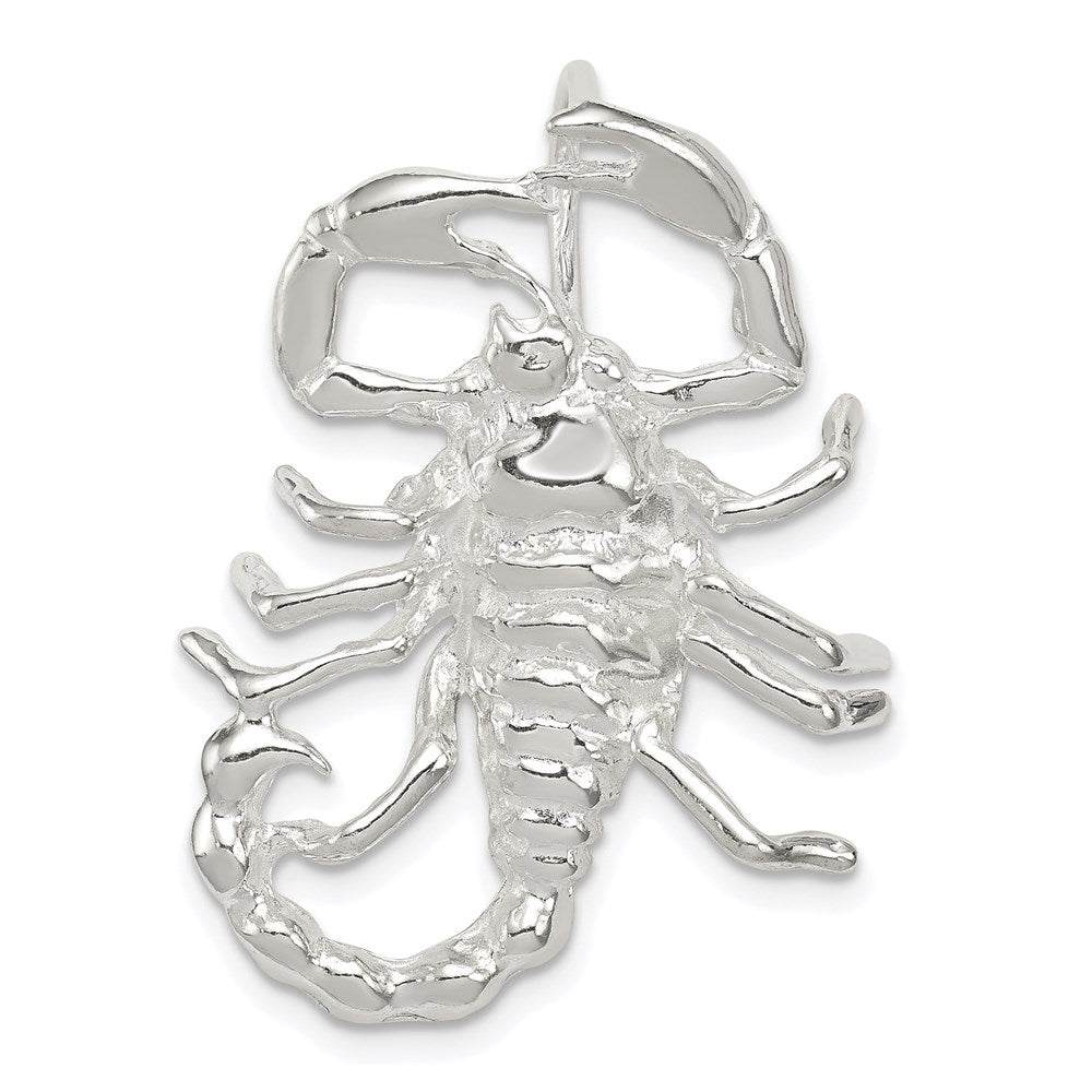 Sterling Silver Scorpion Pendant, 33 x 24 mm