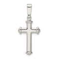 Sterling Silver Polished Cross Pendant, 23 x 13 mm, 1.17 g