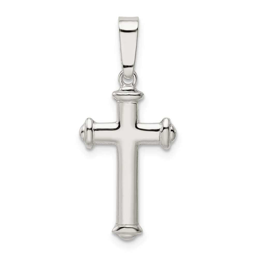 Sterling Silver Polished Cross Pendant, 23 x 13 mm, 1.17 g