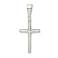 Sterling Silver Polished Cross Pendant, 20.5 x 11.2 mm