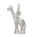 Sterling Silver Giraffe Charm, 19 x 12 mm