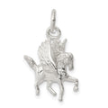 Sterling Silver Pegasus Charm, 24 x 14 mm