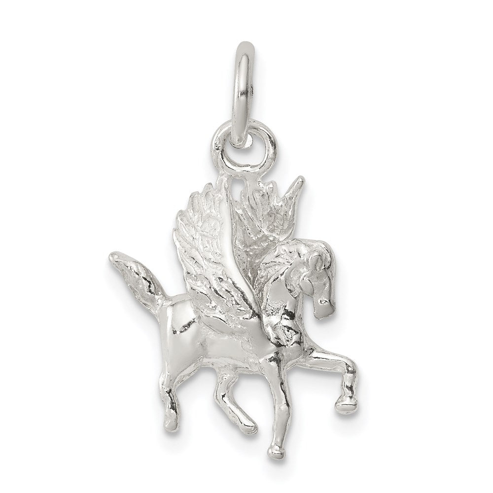 Sterling Silver Pegasus Charm, 24 x 14 mm