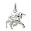 Sterling Silver Unicorn Charm, 19 x 16 mm