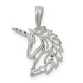 Sterling Silver Unicorn Charm, 20 x 15 mm