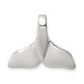Sterling Silver Whale Tail Charm, 19 x 23 mm