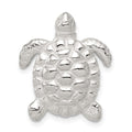 Sterling Silver Turtle Charm, 21 x 18 mm
