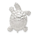 Sterling Silver Turtle Charm, 26 x 17 mm