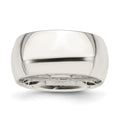 Sterling Silver 10mm Comfort Fit Size 7 Band, 10 mm, 10.43 g - ID5S9QCF0100-78L7