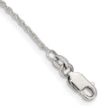 Sterling Silver 1.5mm Cable Chain Anklet, 10 x 1.5 mm
