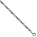 Sterling Silver Rhodium-plated Diam. Tennis Bracelet, 0.252 ct, 7 x 4 mm