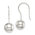 Sterling Silver 10mm Ball Earrings, 22 x 10 mm