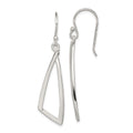 Sterling Silver Polished Fancy Dangle Earrings, 47 x 10 mm