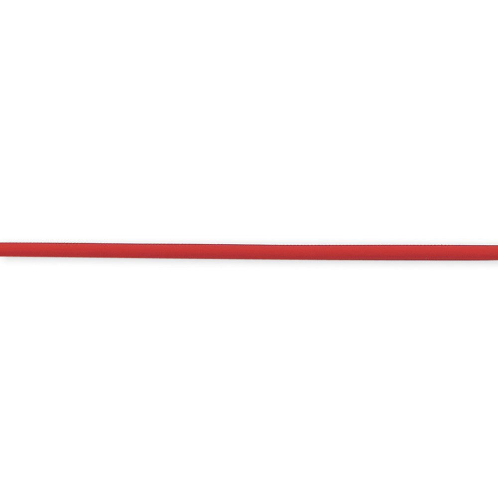 Sterling Silver 18inch 2mm Strawberry Rubber Cord Necklace, 18 x 2 mm