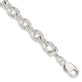Sterling Silver Fancy Link Bracelet, 7.5 x 8.85 mm