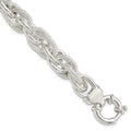Sterling Silver Fancy Link Bracelet, 7.75 x 11 mm