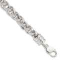Sterling Silver Fancy Bracelet, 7.75 x 9 mm