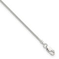 Sterling Silver 1.5mm Round Snake Chain 9 inch Plus 1 inch Extender - Total 10 inch Anklet, 10 x 1.5 mm, 2.25 g