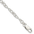 Sterling Silver Bracelet, 7.5 x 6 mm, 5.86 g
