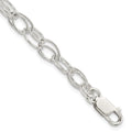 Sterling Silver 6mm Double Link Bracelet, 7.5 x 7 mm