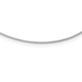 Sterling Silver Rhodium-plated 1mm Round Cubetto, 16 x 1 mm