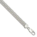 Sterling Silver 8mm Mesh Bracelet, 7 x 8 mm