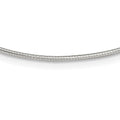 Sterling Silver 1.6mm w/ 2in extender Neckwire Chain, 18 x 1.6 mm