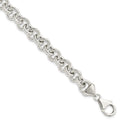Sterling Silver Polished Fancy Link Bracelet, 7.75 x 8.5 mm