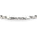 Sterling Silver Round 2.75mm Neckwire Necklace, 18 x 2.75 mm
