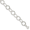 Sterling Silver Bracelet, 7.5 x 9 mm, 6.48 g