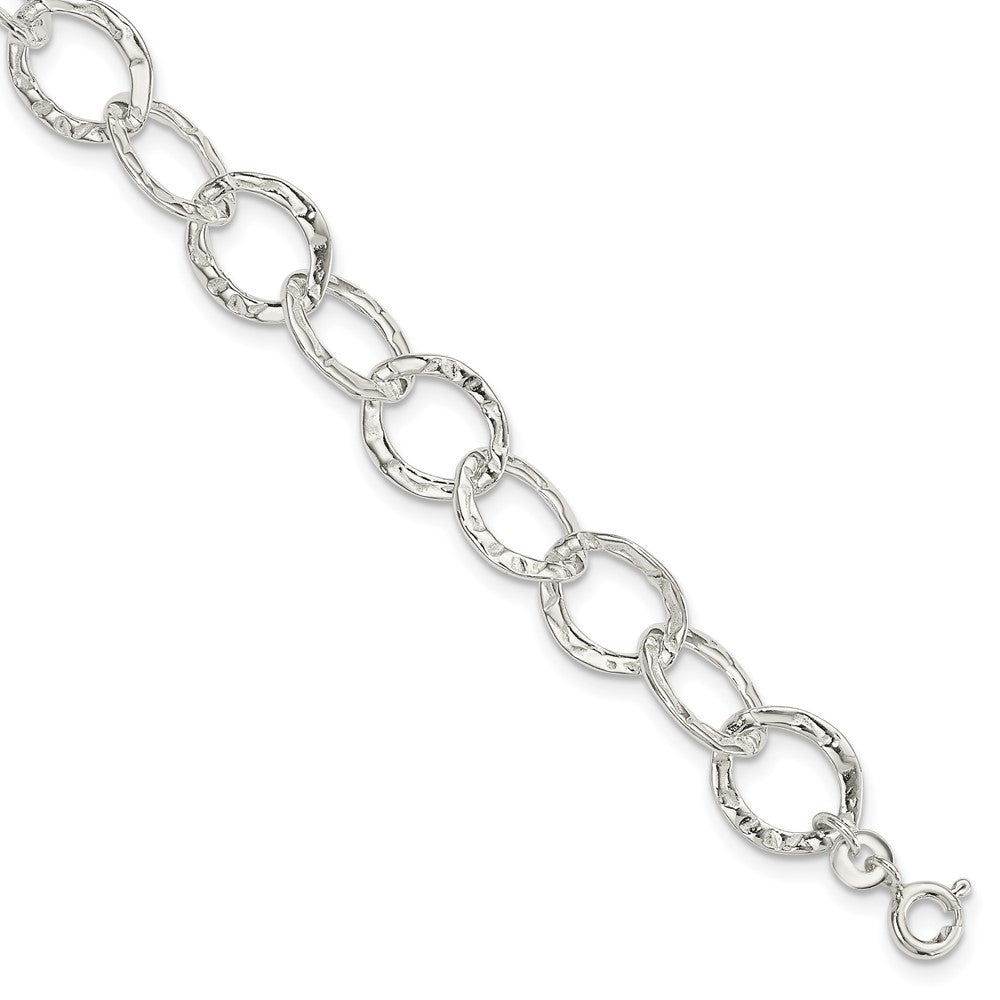 Sterling Silver Bracelet, 7.5 x 9 mm, 6.48 g