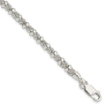 Sterling Silver Polished Bracelet, 7.5 x 6 mm