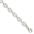Sterling Silver Polished Bracelet, 7.75 x 6.8 mm