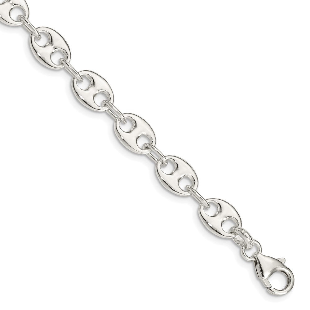 Sterling Silver Polished Bracelet, 7.75 x 6.8 mm