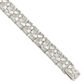 Sterling Silver 15mm Nugget Bracelet, 8.5 x 15 mm