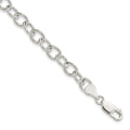 Sterling Silver Cable 6.75mm Bracelet, 7.5 x 6.75 mm