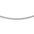 Sterling Shimmer Sterling Silver Rhodium-plated 36 inch 269 Stone CZ Riviera Necklace, 36 mm