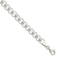 Sterling Silver Polished Beaded Bracelet, 7.5 mm