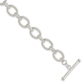 Sterling Silver Polished Fancy Link Bracelet, 7.5 mm, 11.84 g