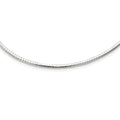 Sterling Silver 3mm Cubetto Necklace, 16 x 3 mm