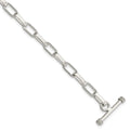 Sterling Silver 7.5inch Fancy Link Bracelet, 7.5 x 5 mm, 7.85 g