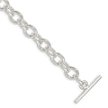 Sterling Silver 7.5inch Fancy Link Bracelet, 7.5 x 8.13 mm