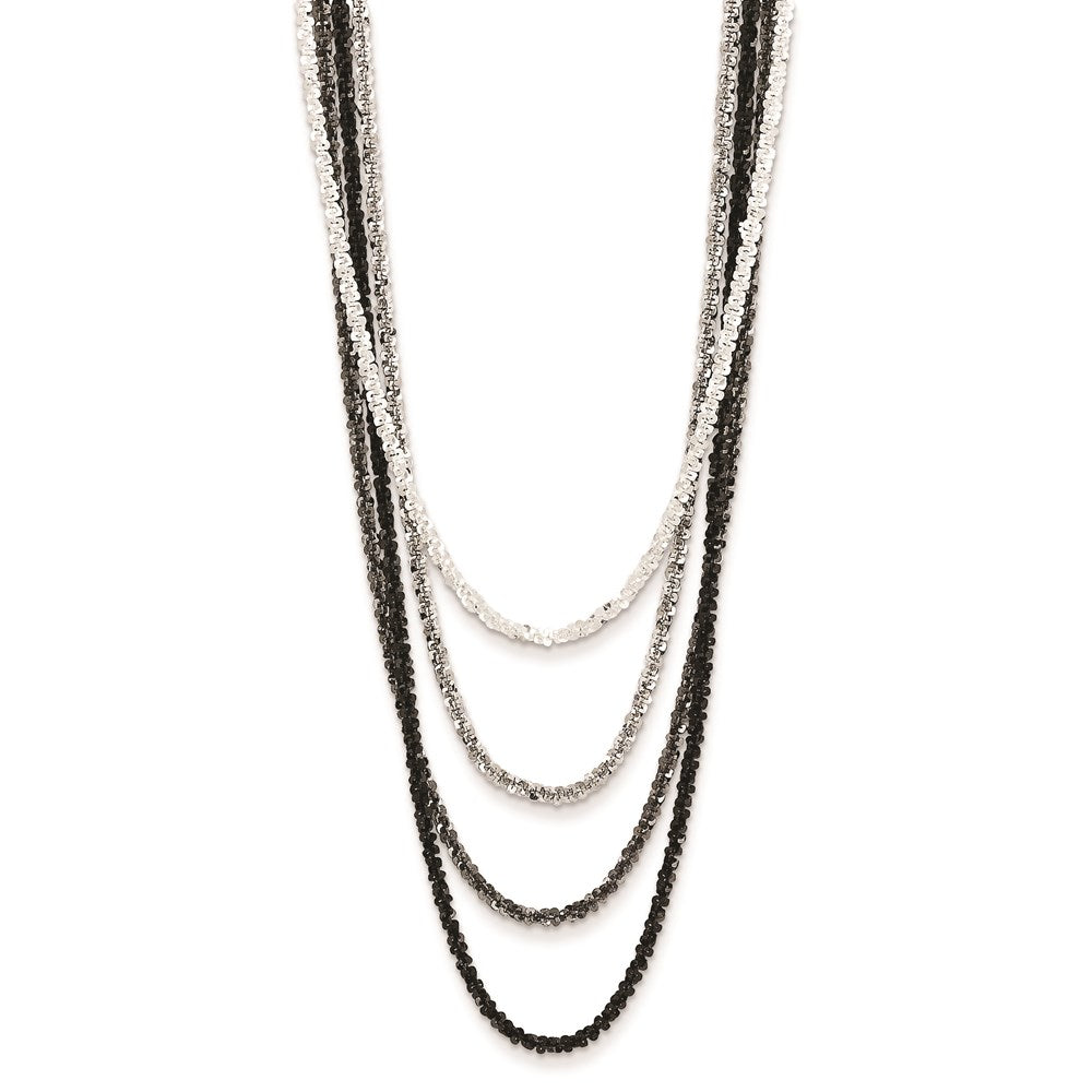 Sterling Silver Fancy 16.5 Necklace, 16.5 mm