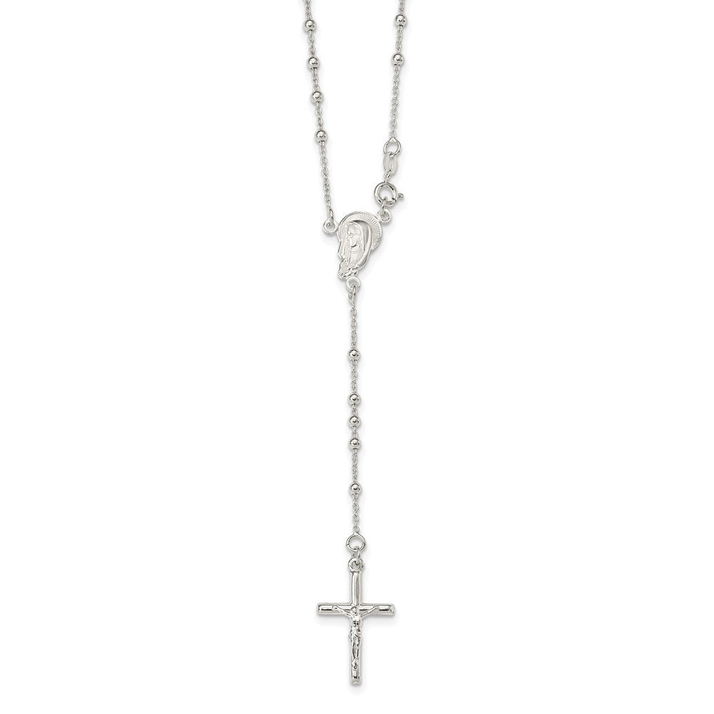 Sterling Silver Crucifix Necklace, 24 mm, 8.39 g