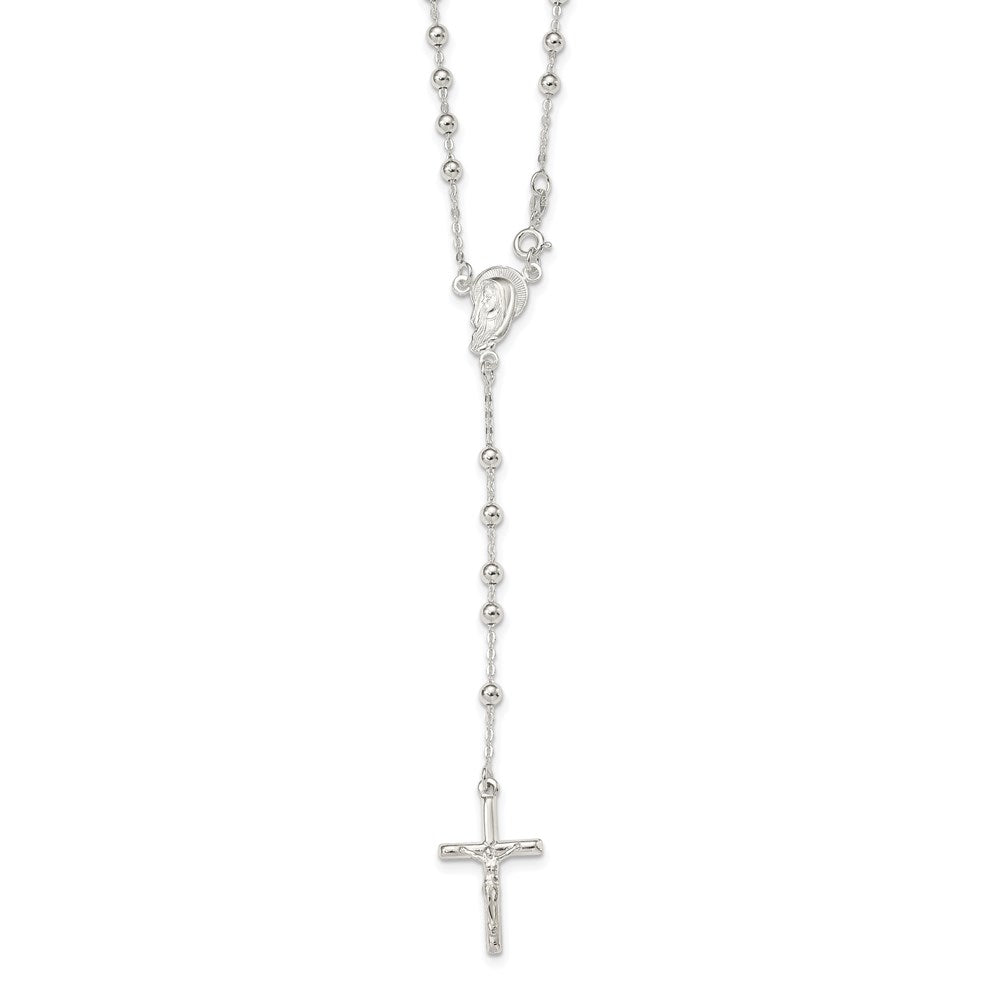 Sterling Silver Crucifix Necklace, 24 mm, 14.15 g