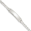 Sterling Silver Children's ID Bracelet, 6 x 6 mm, 4.12 g