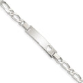 Sterling Silver Baby ID 6 IN Bracelet, 6 x 6 mm