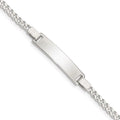 Sterling Silver Baby ID Bracelet, 5.5 x 6 mm